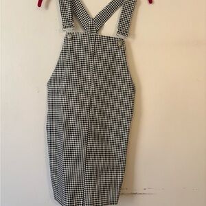 Forever 21 Black and White Checkered Romper